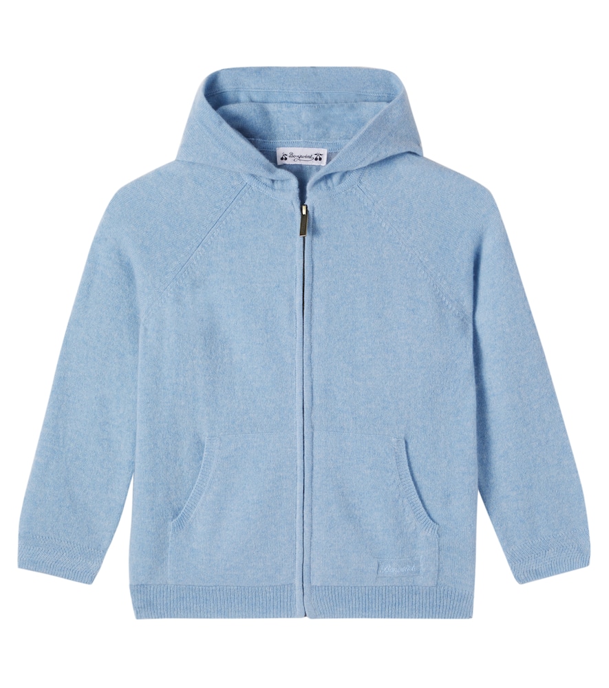 Elyan cashmere zip-up hoodie