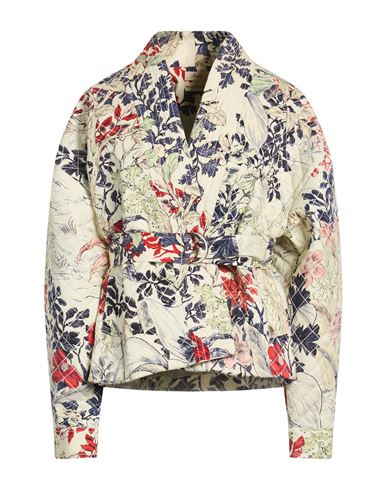 Woman Jacket Ivory Size M/L Organic cotton, Lycra
