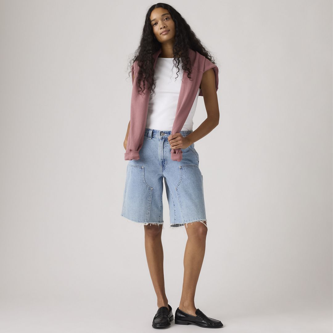 Baggy Dad Utility Women's Shorts