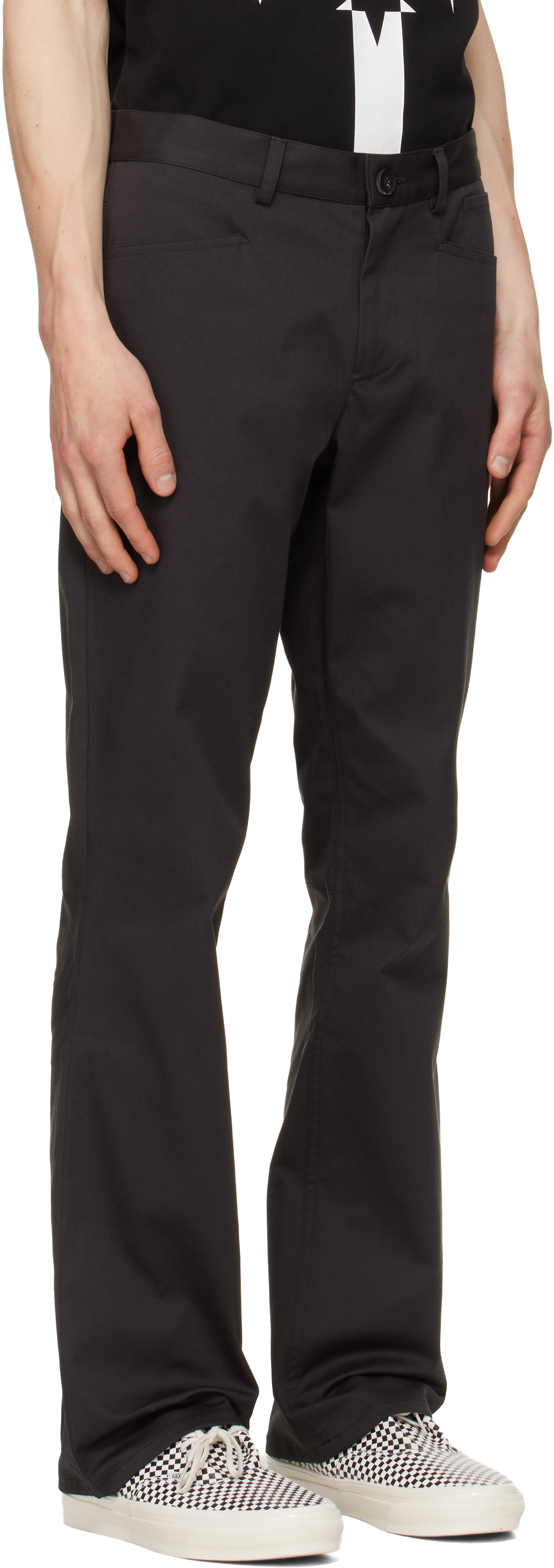Gray Corey Bootcut Trousers