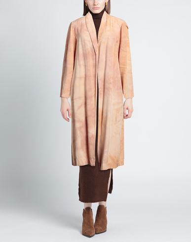 Momoní Woman Overcoat & Trench Coat Sand Size 4 Viscose