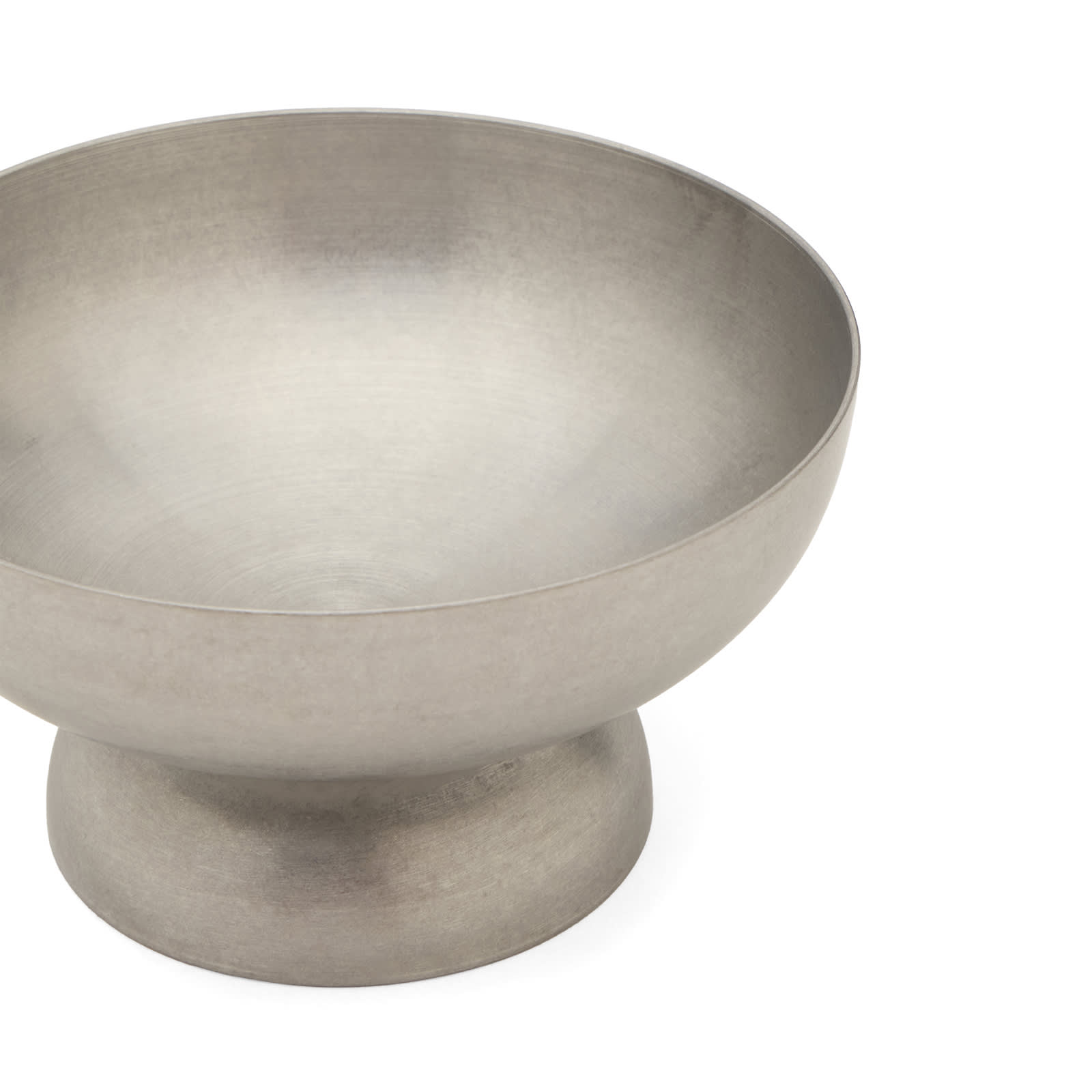 Ferm Living Tumbled Ice Cream Cup in Metallic Silver