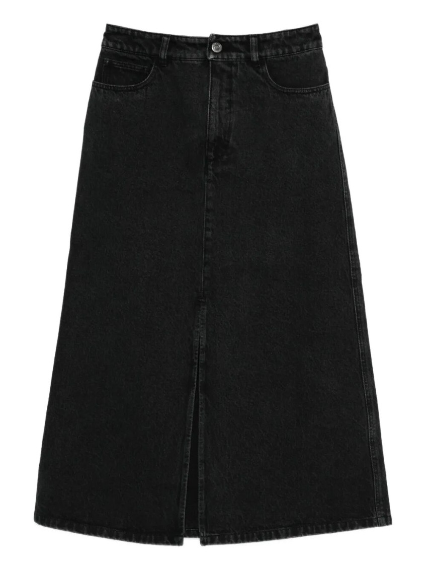 A. P.C. Georgia Denim Midi Skirt