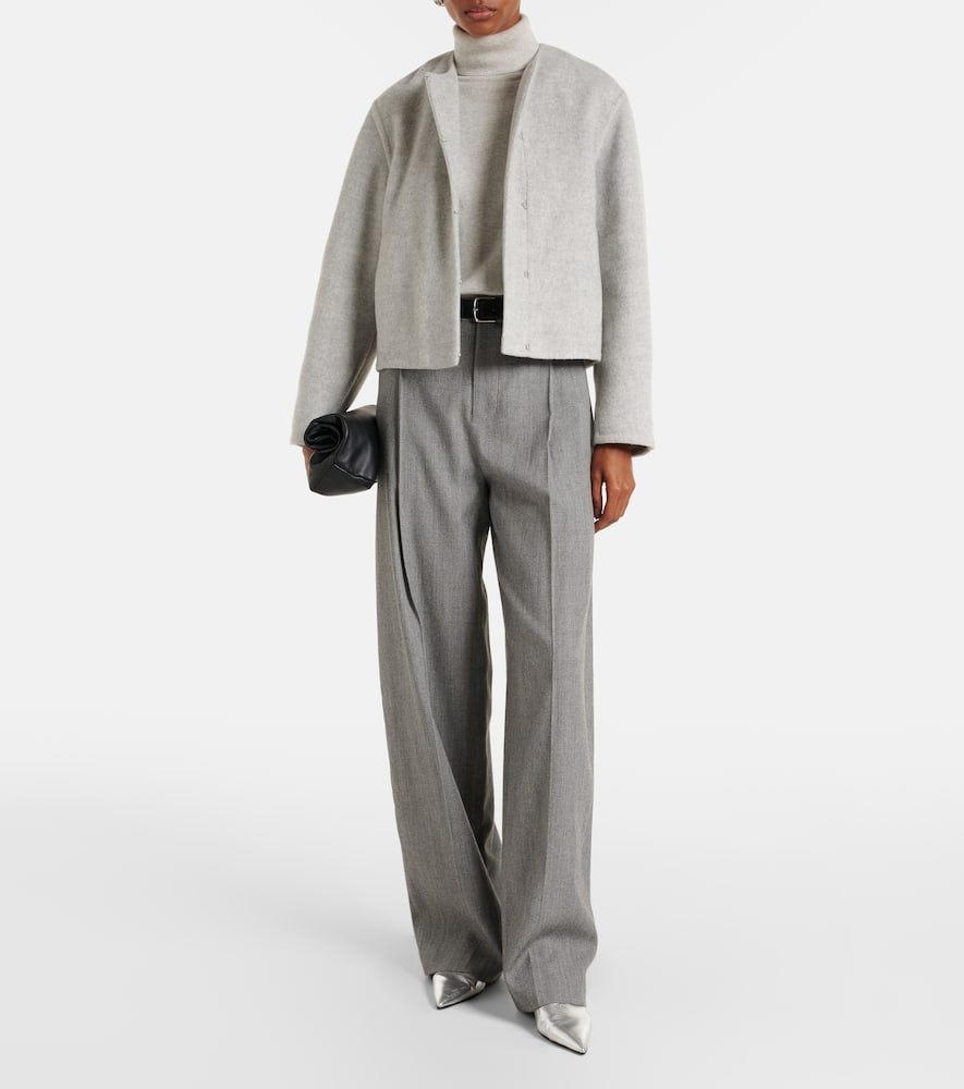 Wool-blend jacket
