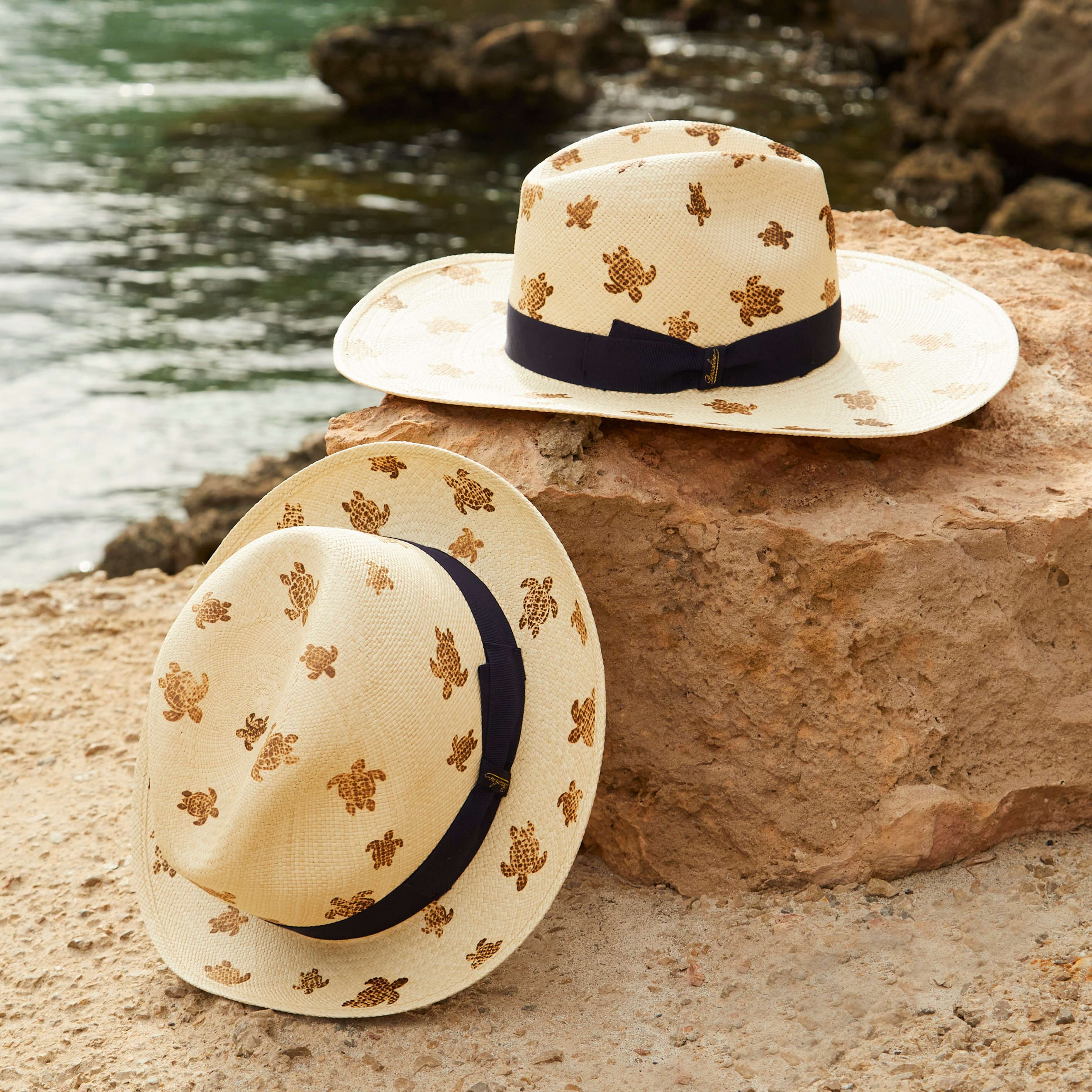 Men Straw Hat X Borsalino - Hat - Claudio - Beige