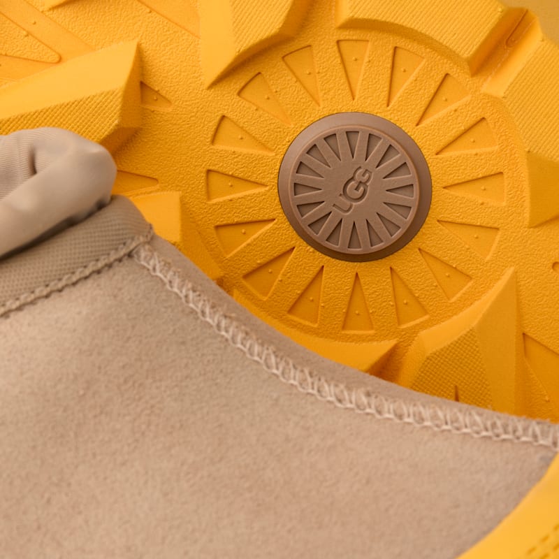 ® Men's Tasman Weather Hybrid Suede Clogs Cold Weather Boots in Mustard Seed/Summer Wheat