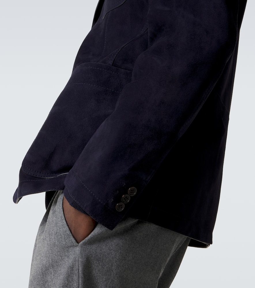 Suede blazer