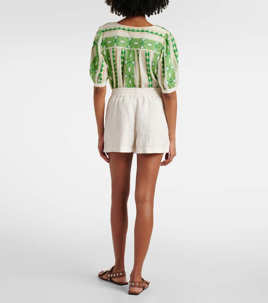 Sutton linen shorts