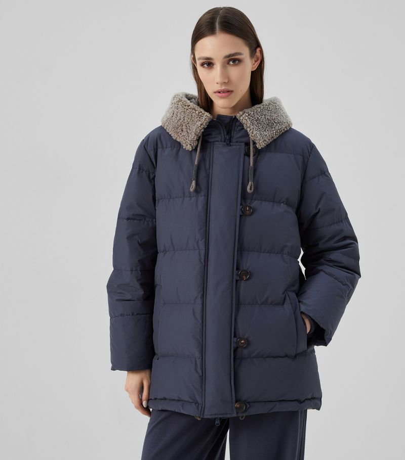 Taffeta Water-Resistant Down Jacket