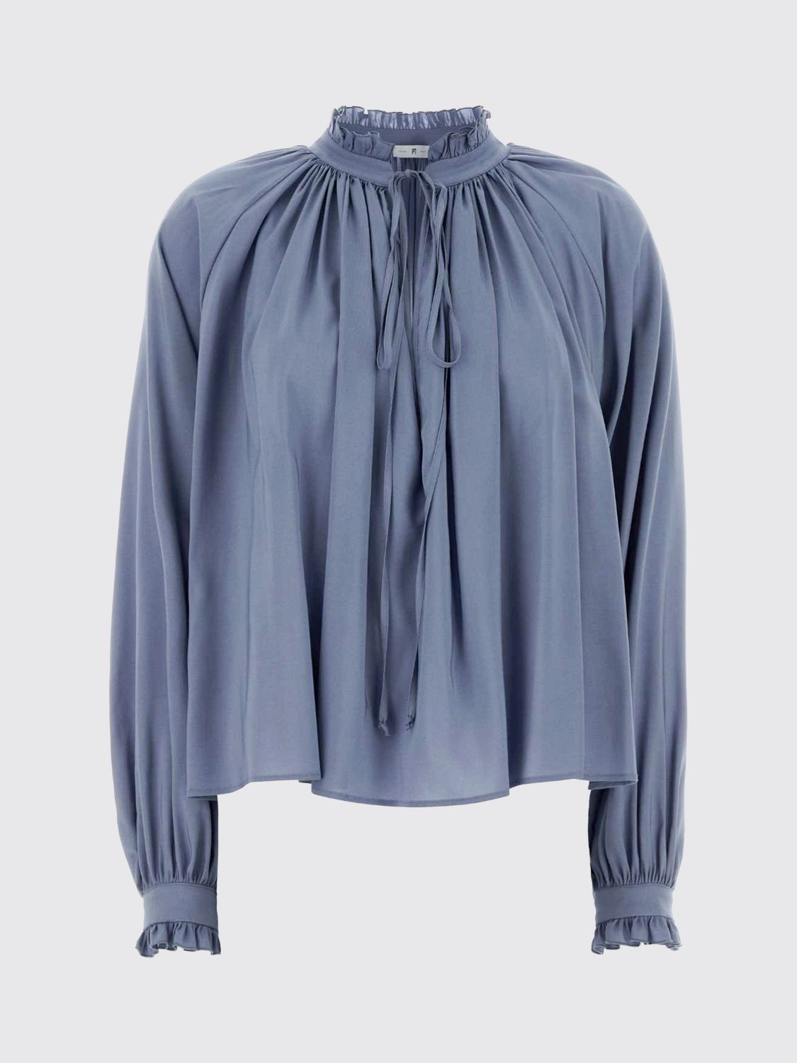 Shirt Woman color Gnawed Blue
