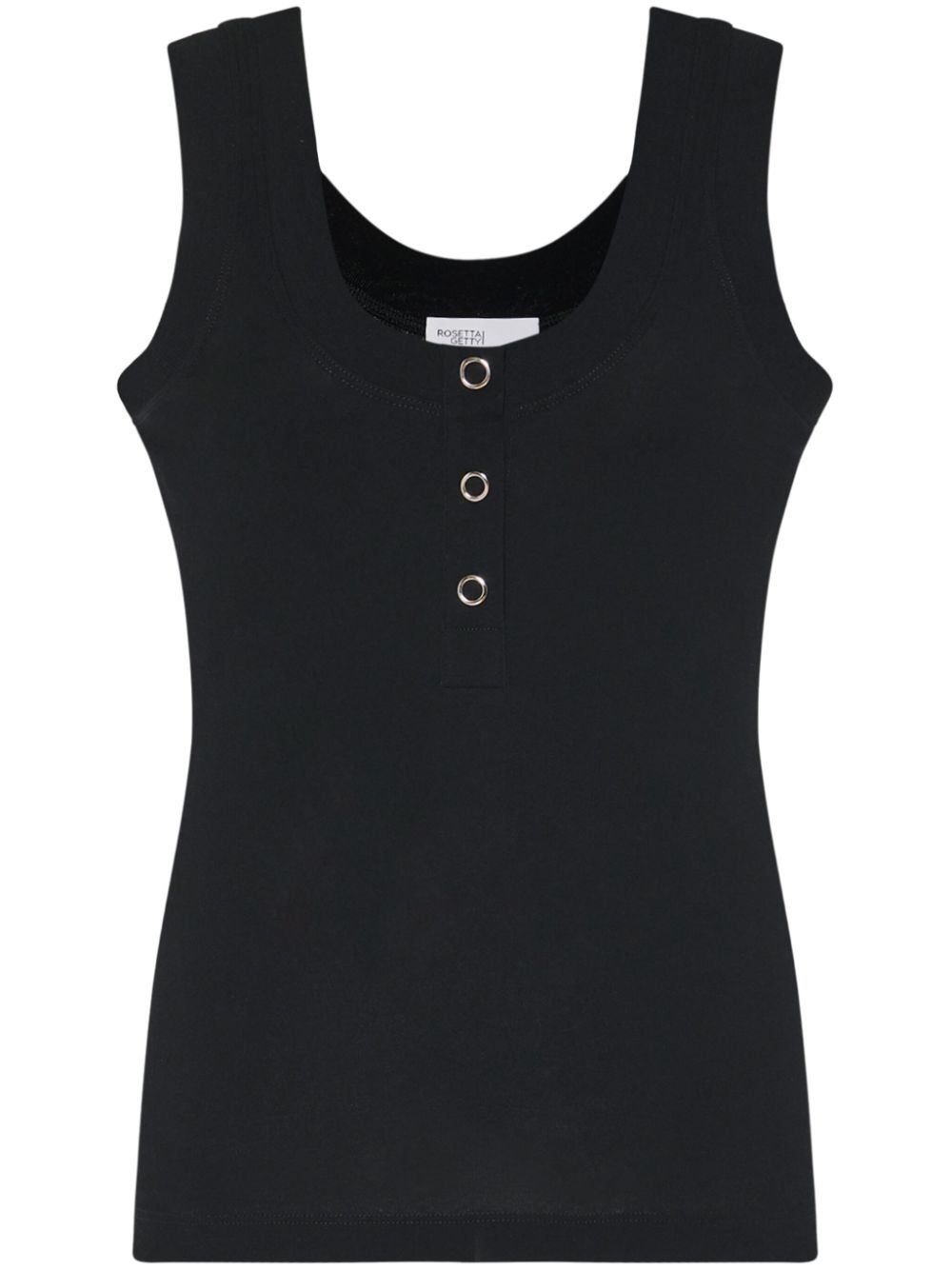 Organic cotton henley top - Red