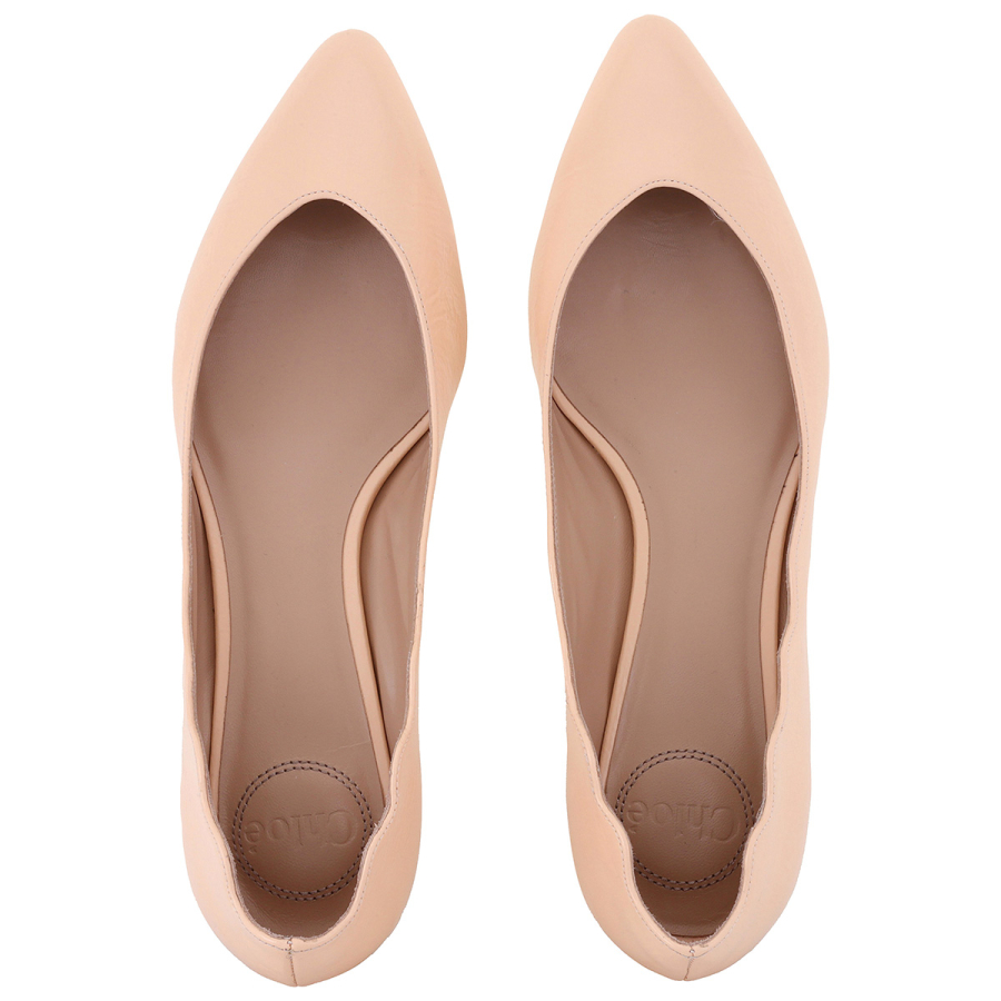 Lauren Scalloped Ballerina Flats