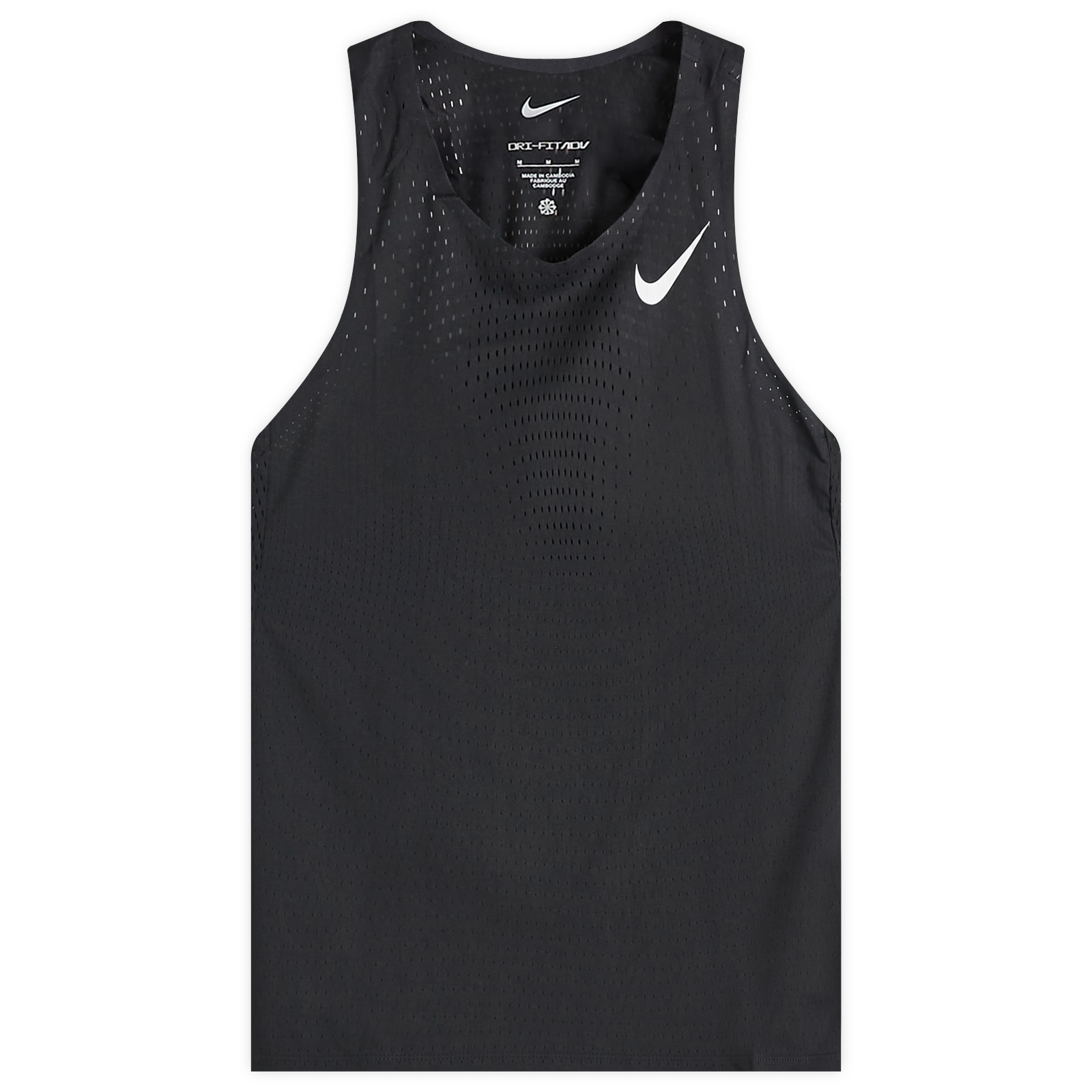 Men's Running Aeroswift Singlet in Black/Summit White