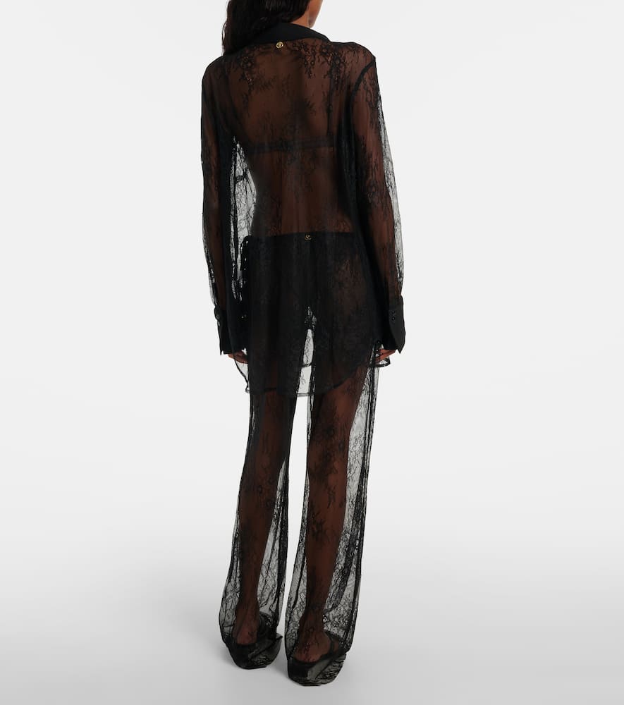 Allen floral lace shirt