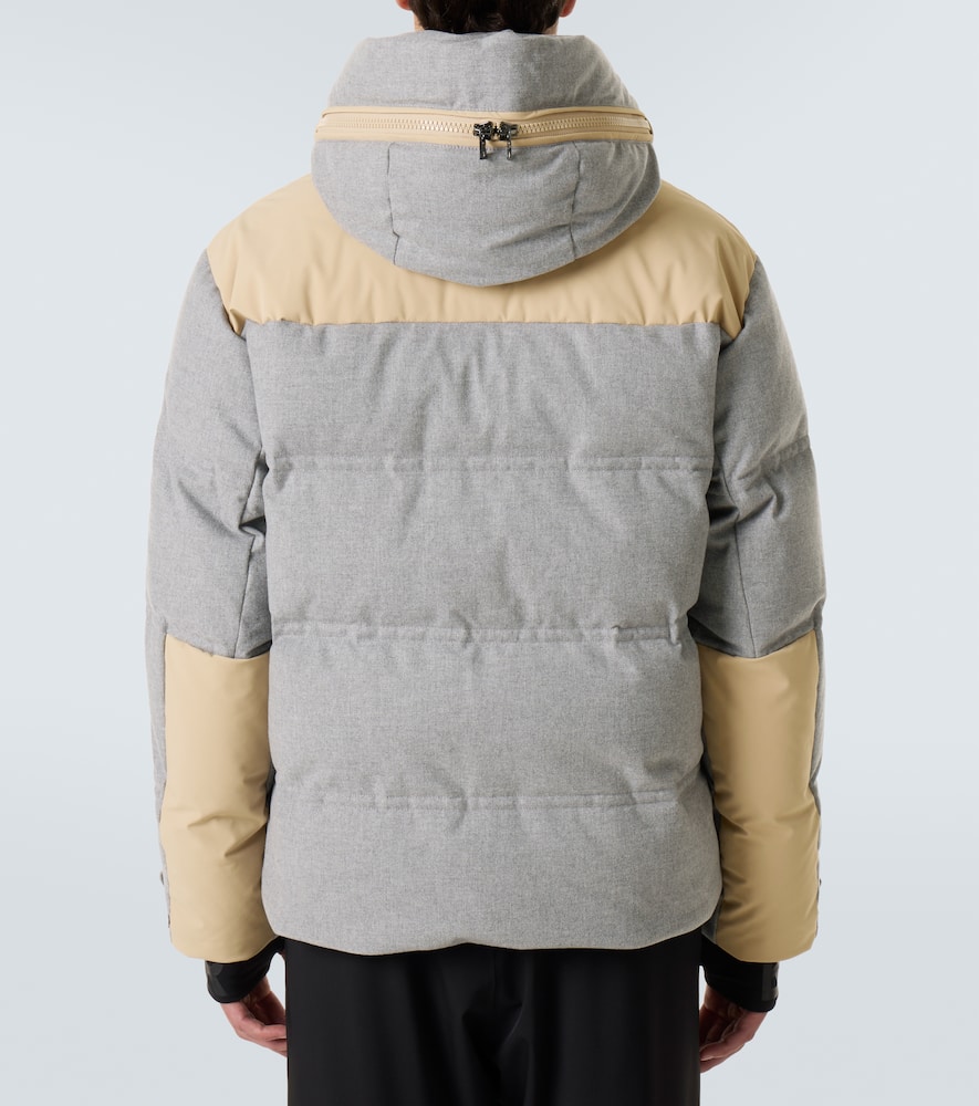 Wali hooded down ski jacket