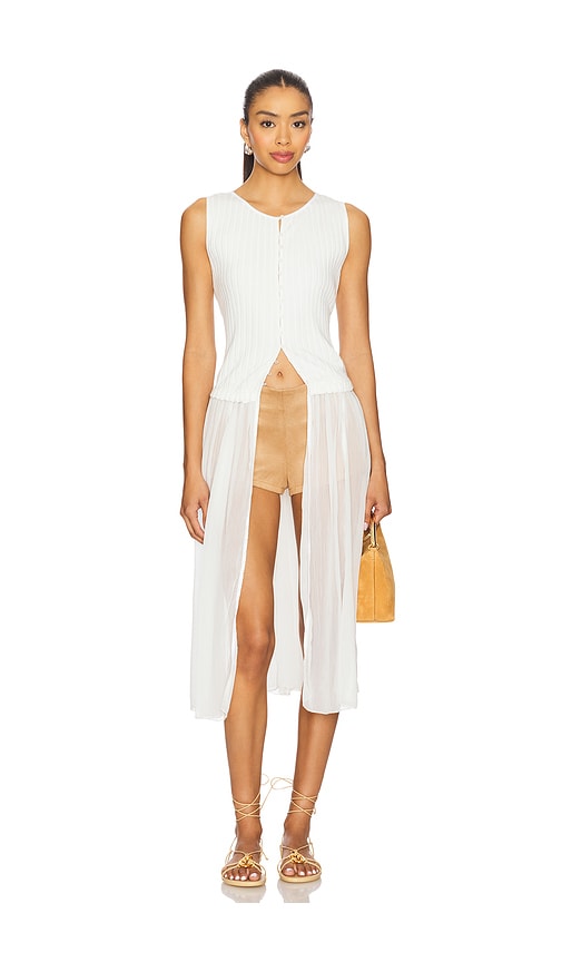 Free People Twice As Nice Maxi Top in Ivory. -  XS also in L, M