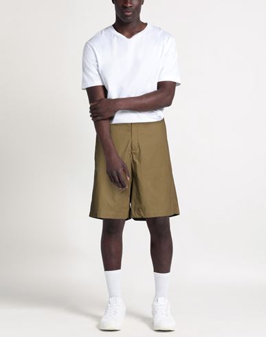Garments Man Shorts & Bermuda Shorts Military green Size 34 Cotton
