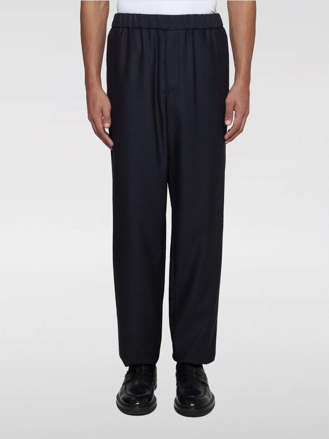 Virgin wool trousers - Blue