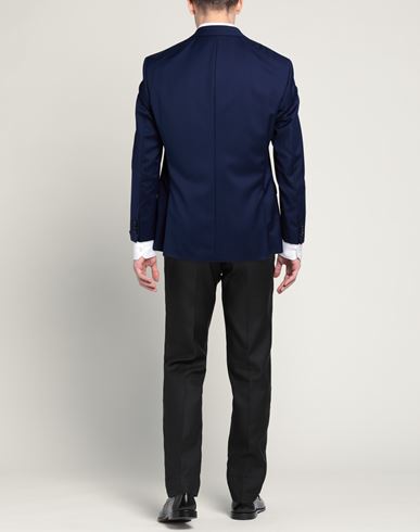 Man Blazer Navy Size 50 Virgin Wool