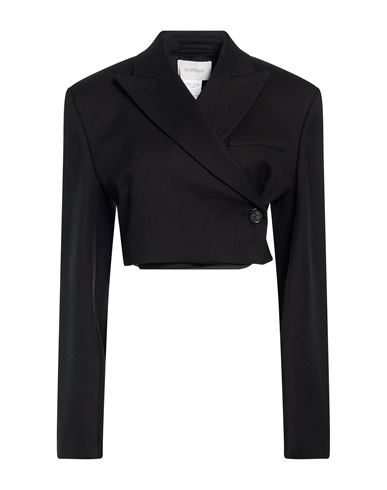 Woman Jacket Black Size 8 Cotton, Viscose