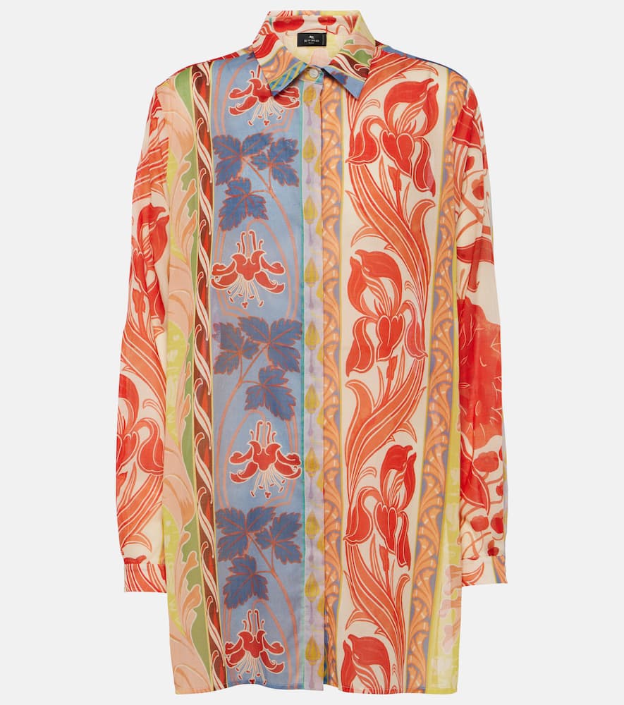 Printed cotton shirt