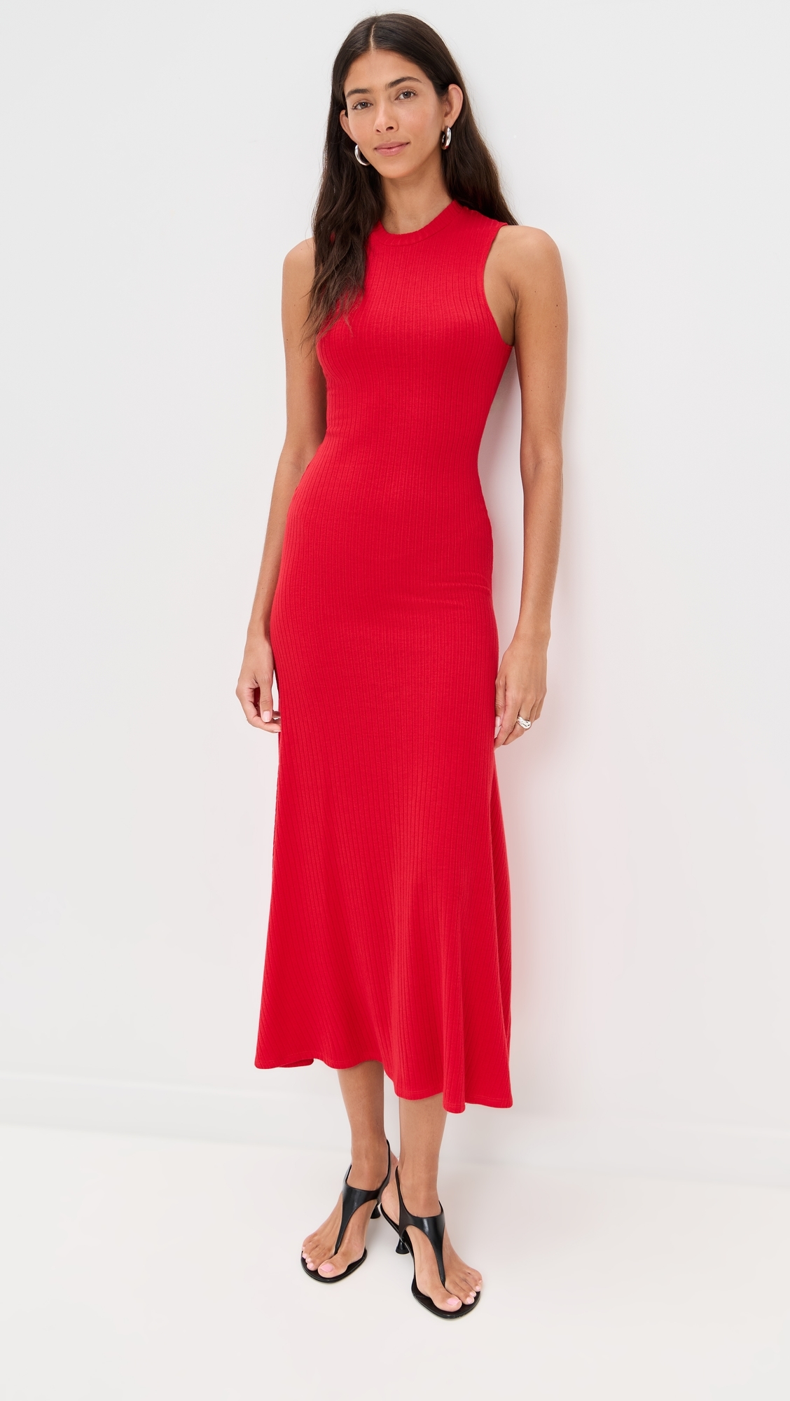 Sleeveless Hattie Dress Crimson