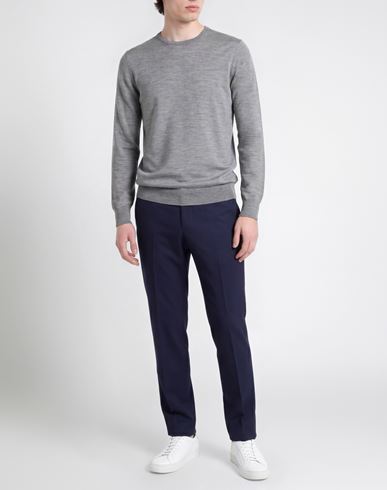 Man Sweater Grey Size 36 Merino Wool