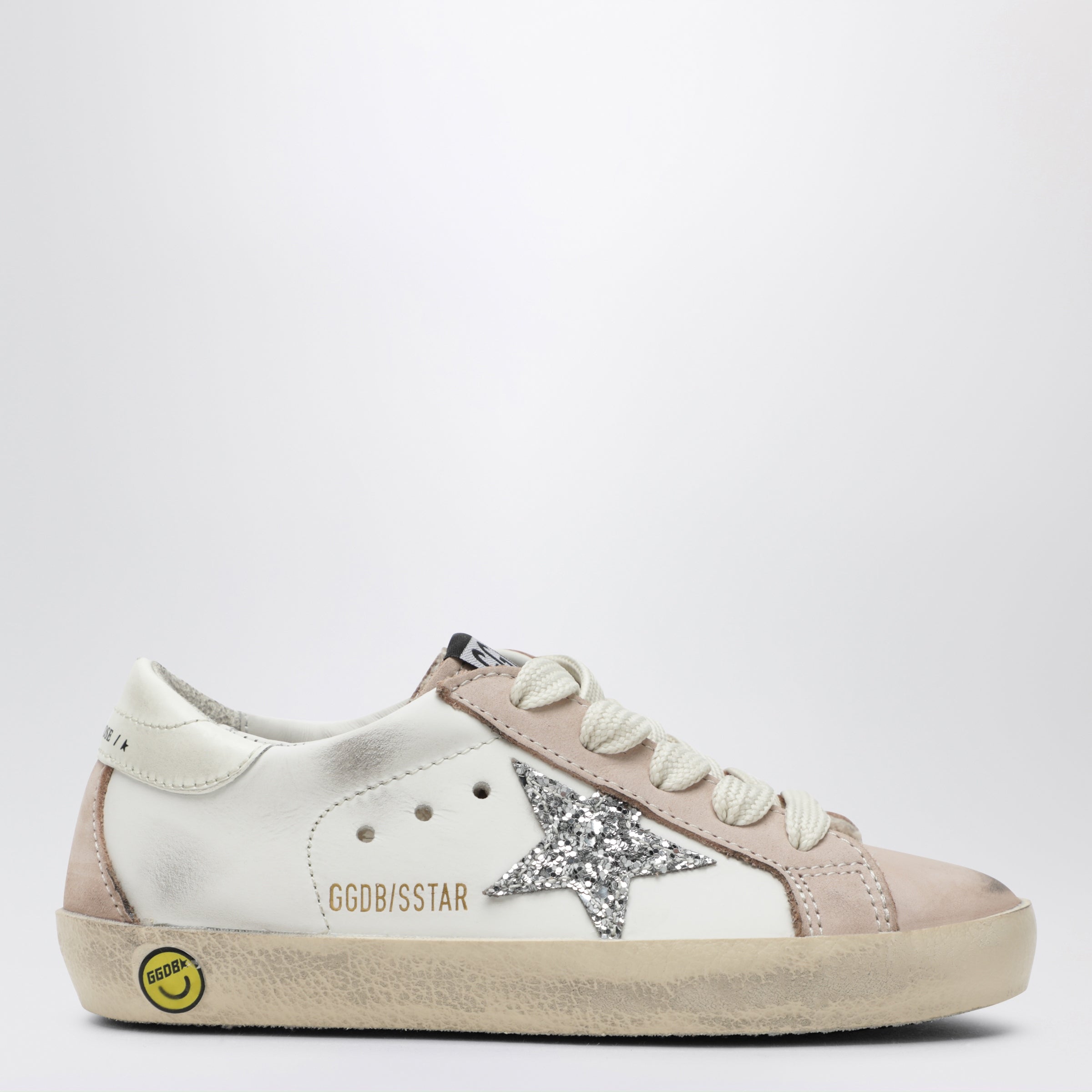 Super-Star sneakers in white/pink/silver