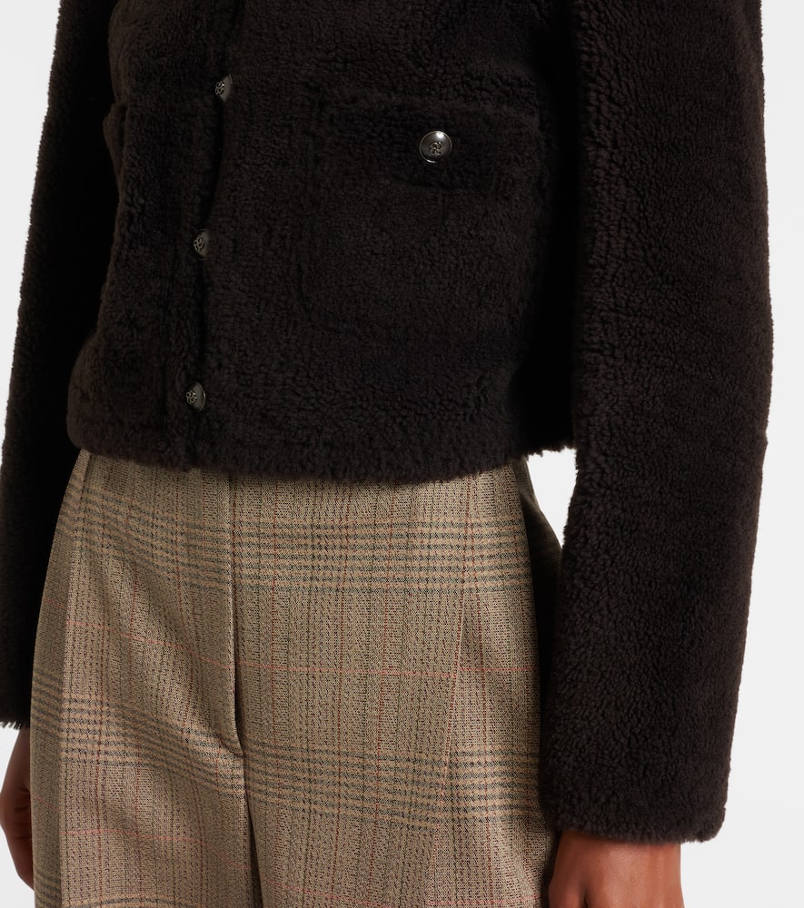 Soft Touch cropped reversible leather jacket