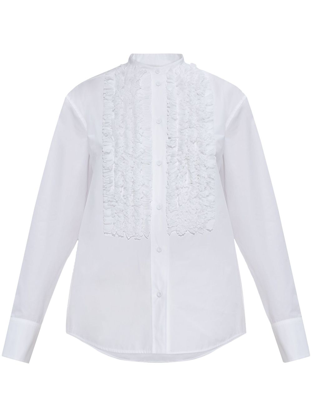 Ruffled shirt - White