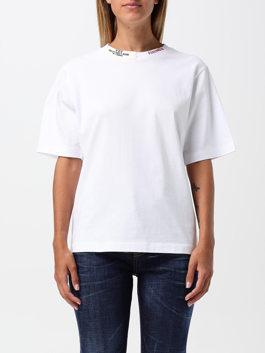 Logo-embroidered T-shirt - White