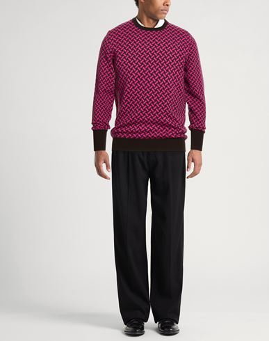 Man Sweater Magenta Size 36 Cashmere