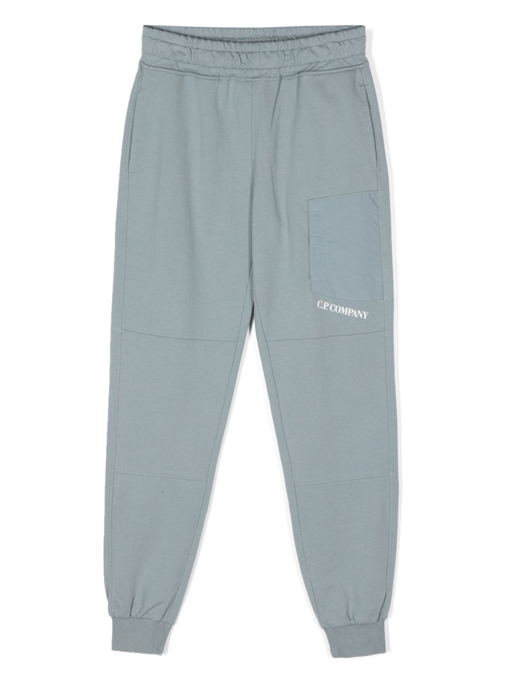 Logo-printed jersey trousers - Blue