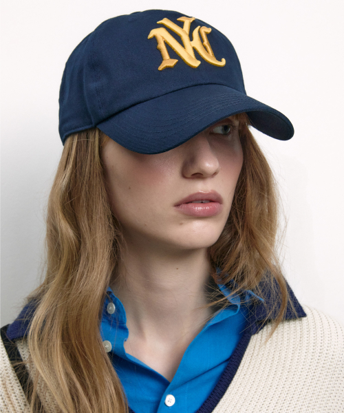 NYC EMBROIDERED BALL CAP NAVY
