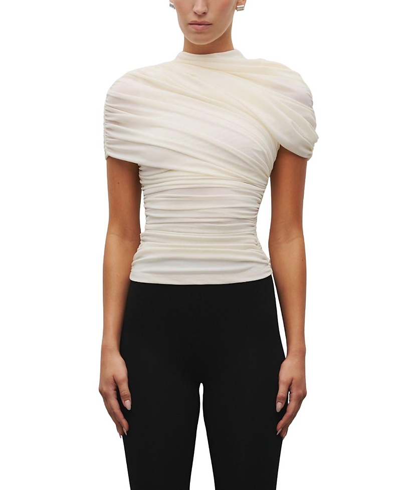 The Draped Shoulder Top