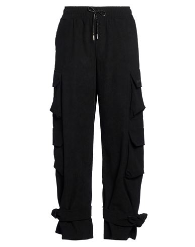 Woman Pants Black Size L Polyester