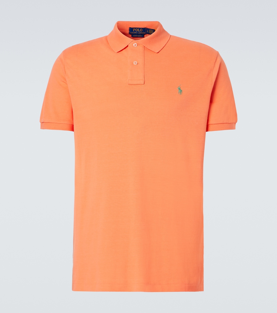 Cotton piqué polo shirt