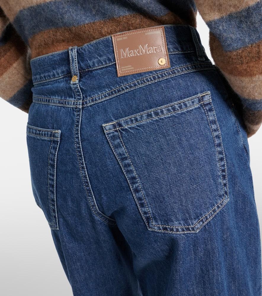 Masia high-rise barrel-leg jeans