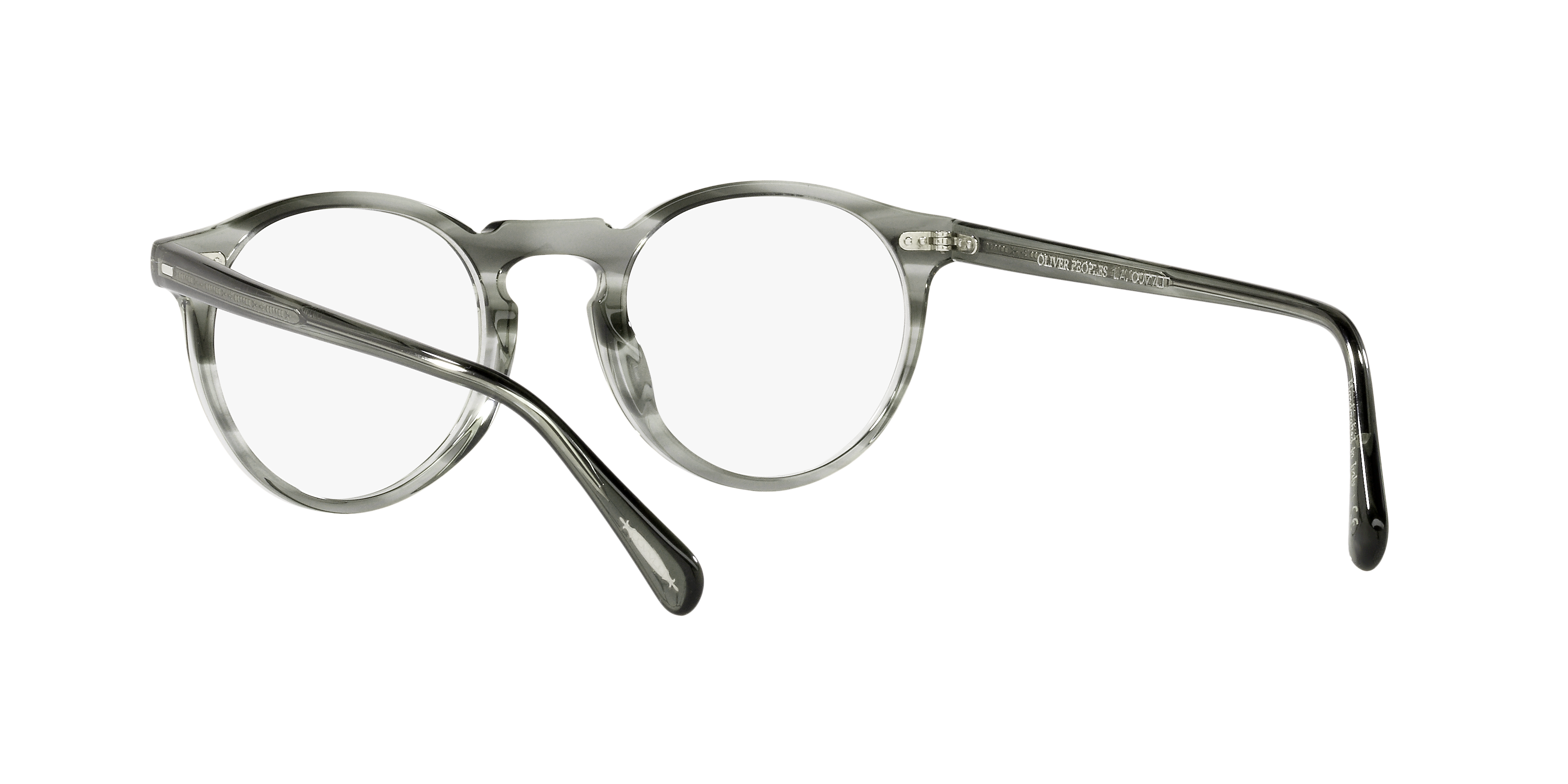 Oliver Peoples Unisex Oliver Peoples OV5186 GREGORY PECK 1705 Montature da vista Acetato Verde Trasparente Pantos Normale