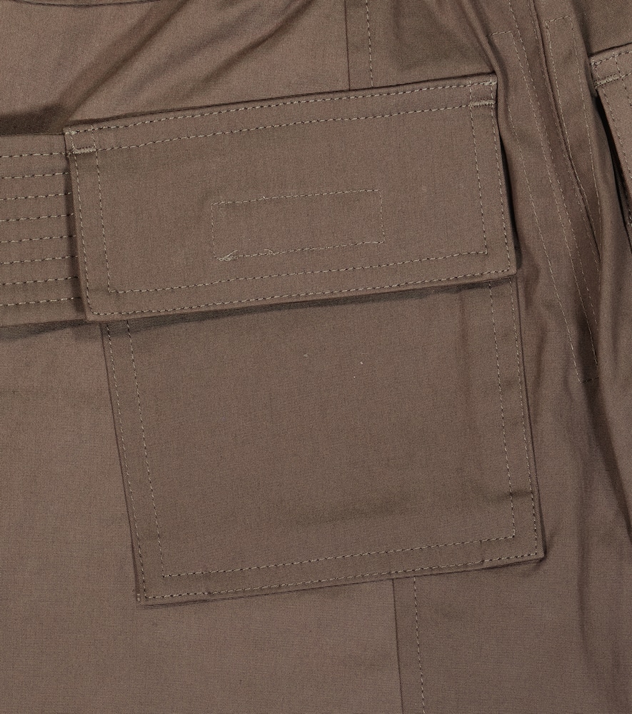 Rick Owens Kids Wide-leg cotton cargo pants