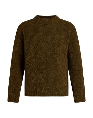Man Sweater Military green Size S Acrylic, Alpaca wool, Polyamide, Wool
