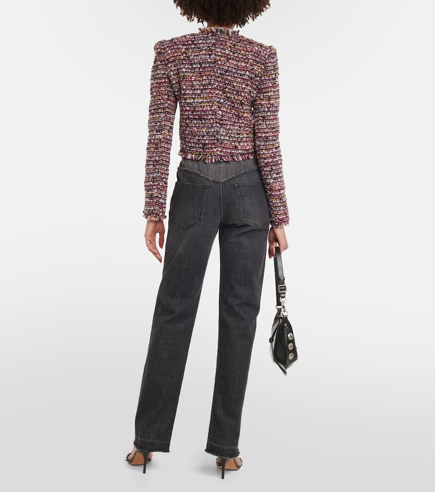 Gradilia cropped wool-blend jacket