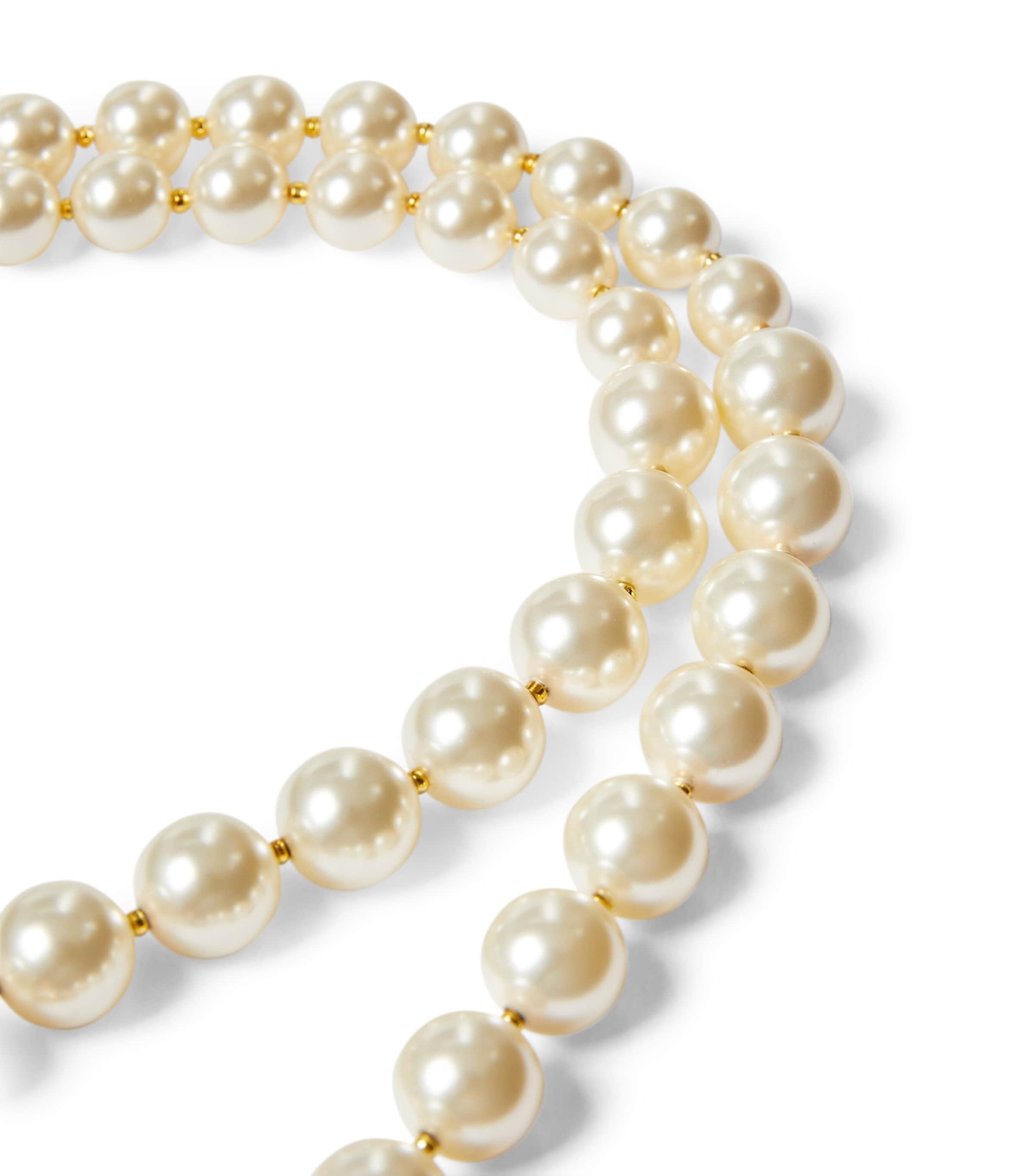 Vlogo Signature Pearl Necklace