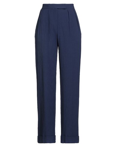 Woman Pants Blue Size 4 Lyocell, Viscose, Polyester, Elastane