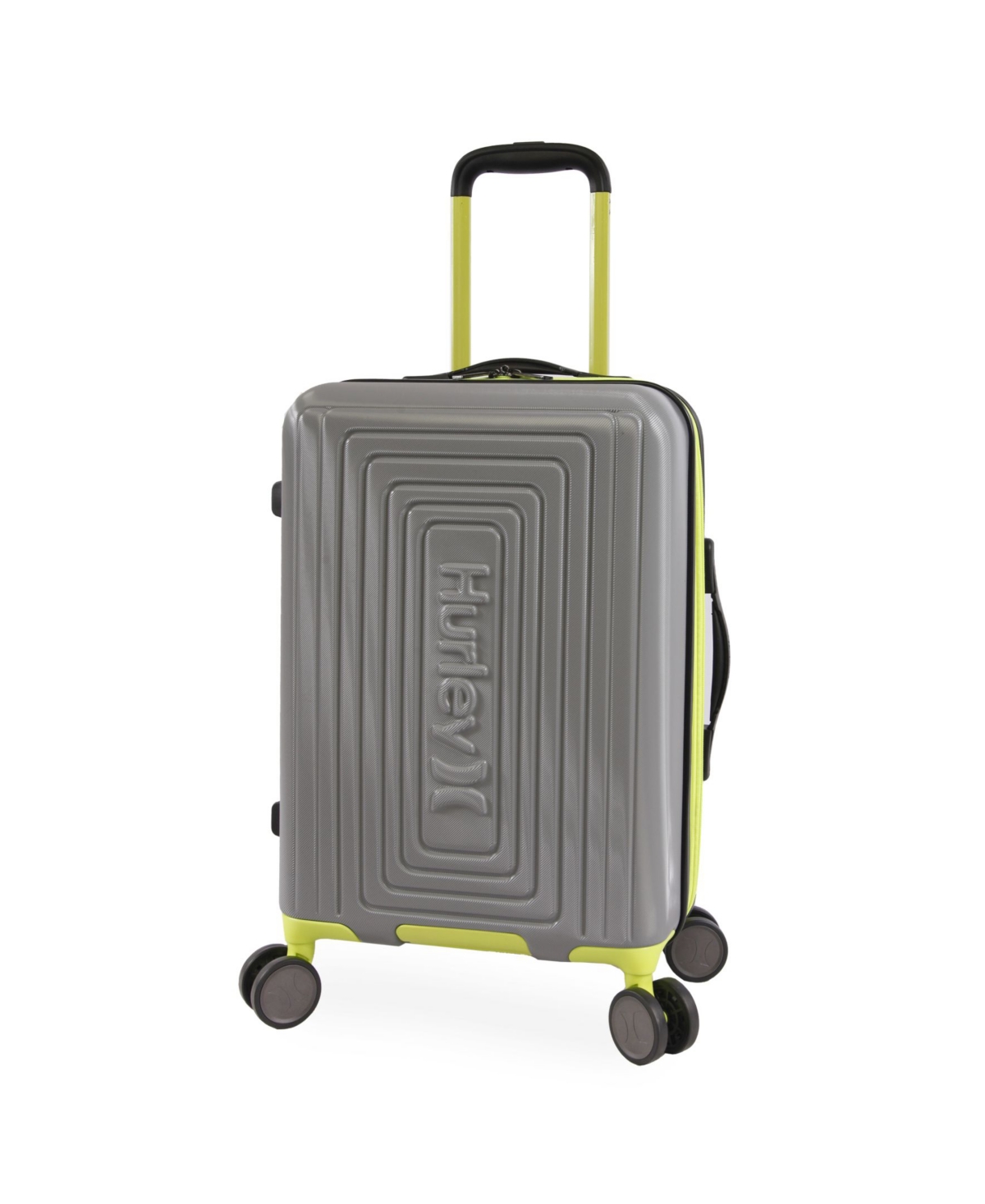 "Suki 21"" Hardside Spinner Suitcase - Gray/Neon"
