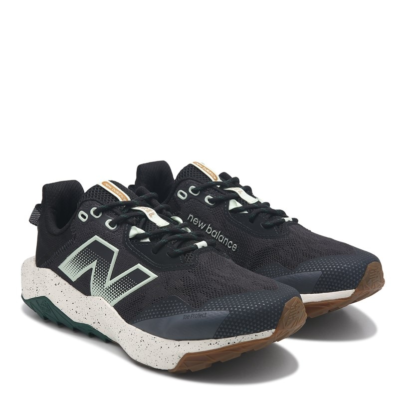 New Balance Men's Dynasoft Nitrel V6 Trail Running Shoe, Nb Navy/Neo Flame/Sea Salt, 15 Wide