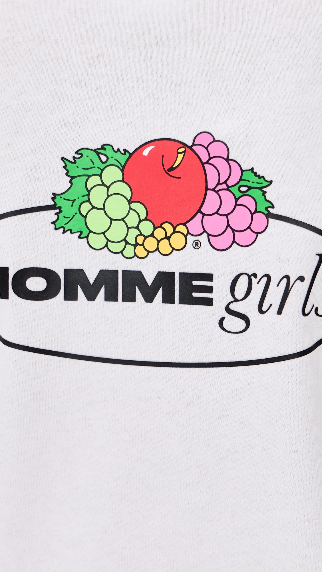 Homme Girls x Fruit of The Loom Pocket Tee White
