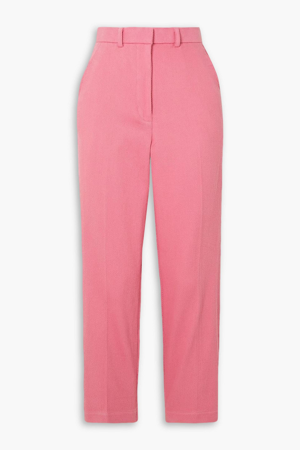 Wool straight-leg pants