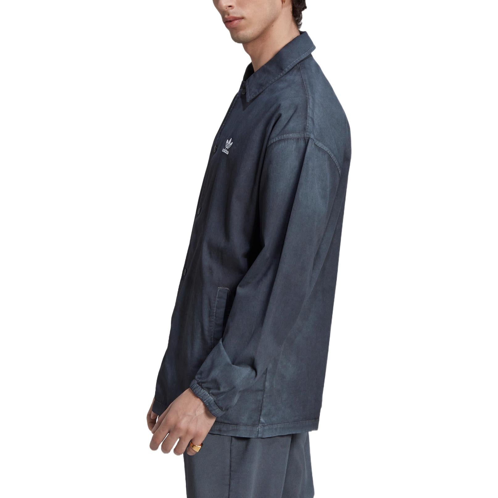 Originals Essentials+ Dye Coach Shirt 'Black'