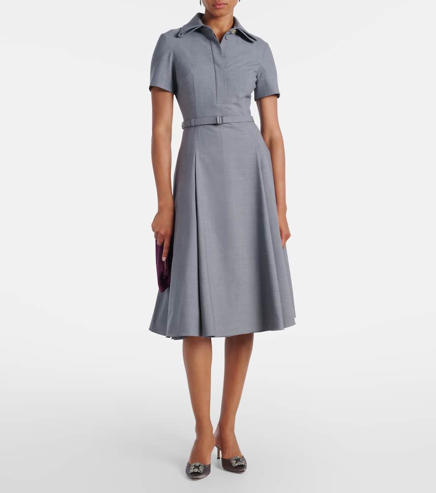 Iwona belted midi dress